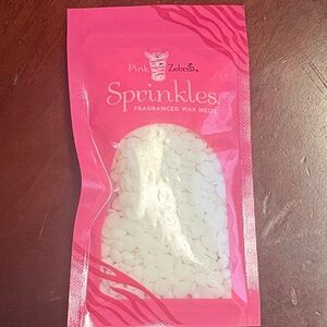 Pink Zebra Sprinkles Fragranced Wax Melts in Pink and White